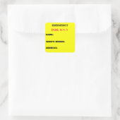 911 Aufkleber (Tasche)