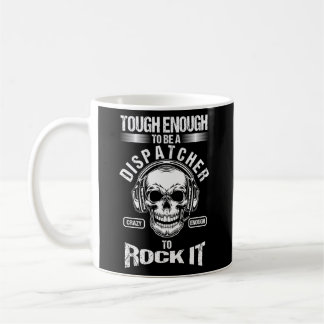 911 Betreiber-Dispatcher Skull USA First Responder Kaffeetasse
