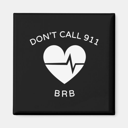 911 BRB POTS Dysautonomie Awareness T-S Magnet (Vorne)