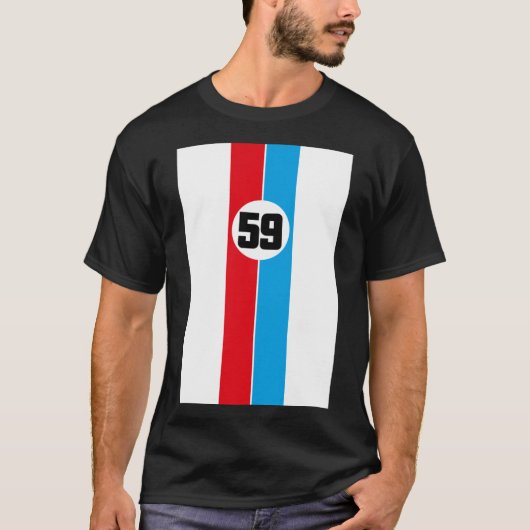 911 Brumos RSR Daytona 1973 Klassischer T - Shirt (Vorderseite)