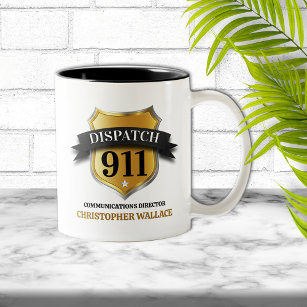 911 Dispatch Operator Personalisierte Kaffee-Tasse Zweifarbige Tasse