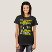 911 Dispatch Operator Police Dispatcher Headset Go T-Shirt (Vorne ganz)