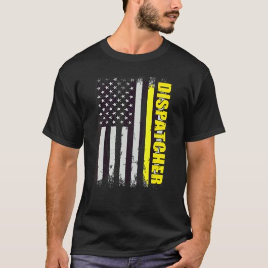 911 Dispatch-Operatoren First Responder Dispatcher T-Shirt (Vorderseite)