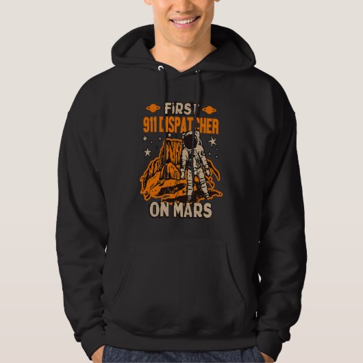 911-Dispatcher Astronaut Hoodie (Vorderseite)