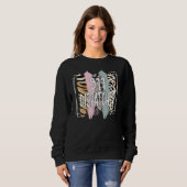 911-Dispatcher Dispatch uns Flagge Polizei-Notfal Sweatshirt (Vorne ganz)