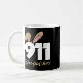 911 Dispatcher Easter Pullover Hoodie  Kaffeetasse (Links)