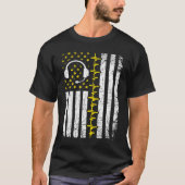 911 Dispatcher Flag Emergency Responder Police Dis T-Shirt (Vorderseite)