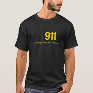 911 Dispatcher Hero US Flag Emergency Dispatcher 2 T-Shirt