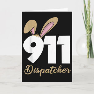 911-Dispatcher-Ostern-Pullover-Hoodie Karte