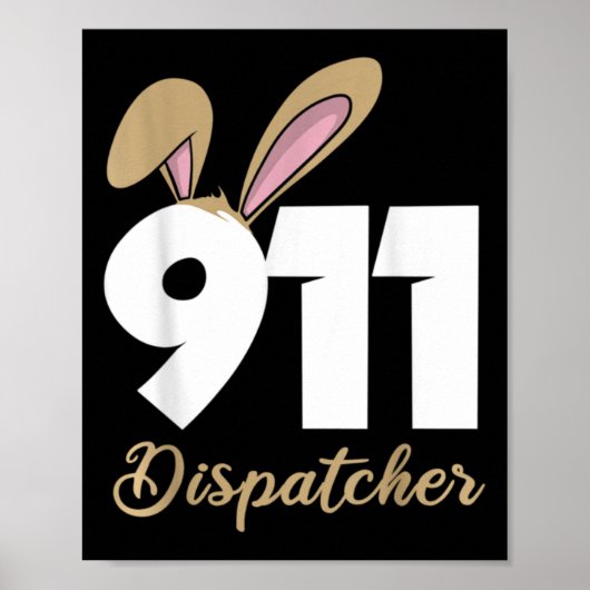 911-Dispatcher-Ostern Pullover Hoodie Poster (Vorne)