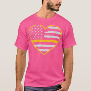 911 Dispatcher Shirt Patriotic US Heart Flag Gesch