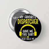 911-Disponenten-Vater - Mein Lieblings- Dispatcher Button (Vorne & Hinten)