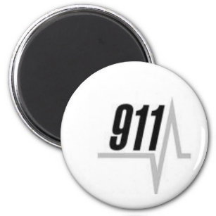 911 EKG strip Magnet