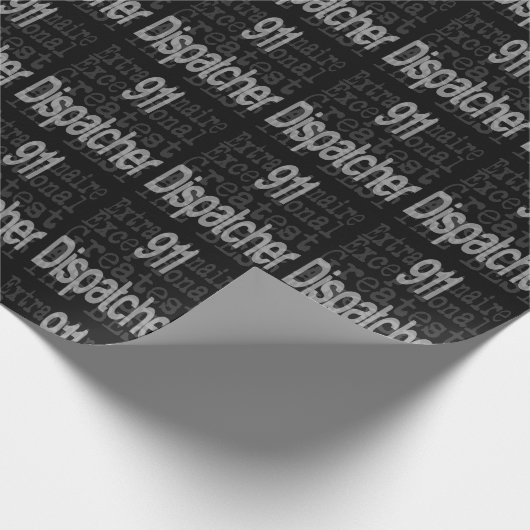 911 Extraordinaire für Dispatcher Geschenkpapier (Ecke)