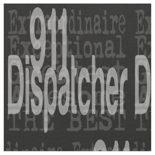 911 Extraordinaire für Dispatcher Stoff (Nahaufnahme)