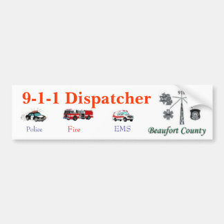 911 Fahrdienstleiter-Autoaufkleber Autoaufkleber