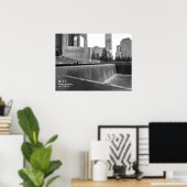 911 Gedenkbriefposter 24x18 BW4 Poster (Heimbüro)