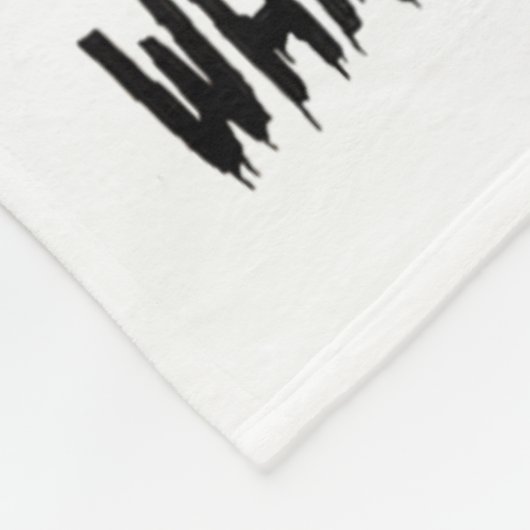 911 Halloween-Skelett, was dein Emerge ist Fleecedecke (Ecke)