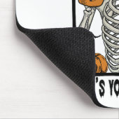 911 Halloween-Skelett, was dein Emerge ist Mousepad (Ecke)