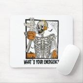 911 Halloween-Skelett, was dein Emerge ist Mousepad (Mit Mouse)