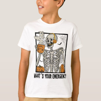 911 Halloween-Skelett, was dein Emerge ist T-Shirt
