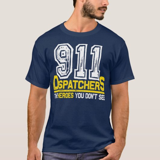 911 Helden über Männer vertreiben T-Shirt (Vorderseite)