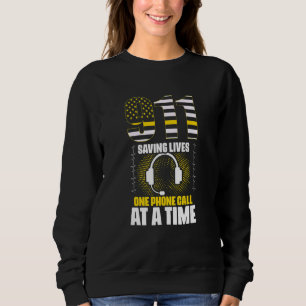 911 Lebensretter Notrufzentrale Operator 911 D Sweatshirt