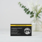 911 Logo für den Vertreiber mit benutzerdefinierte Visitenkarte (Stehend Vorderseite)