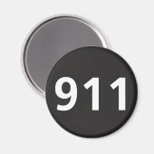911 Magnet (Vorderseite/Rückseite)
