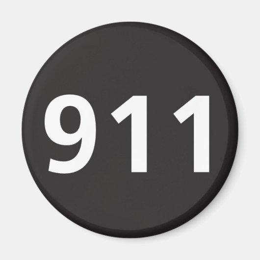 911 Magnet (Vorne)