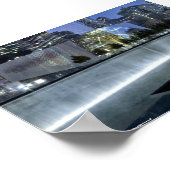 911 Memorial NYC Print 6x4 Poster (Ecke)