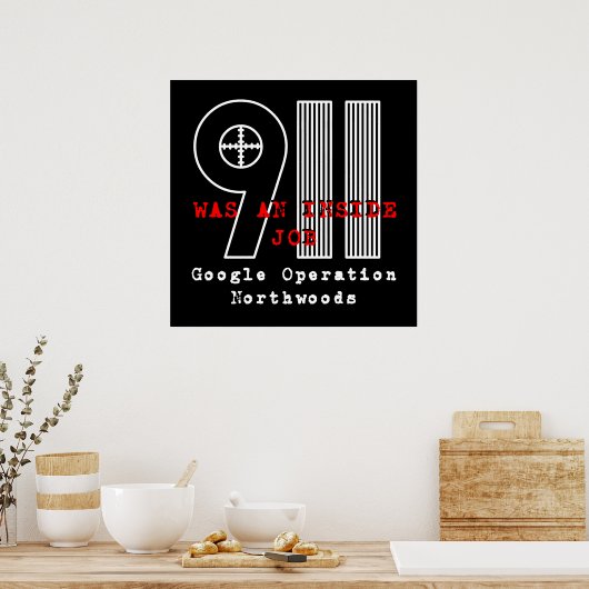 911 Nordwoods Poster (Küche)