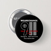 911 Northwoods, WEARECHANGE Button (Vorne & Hinten)