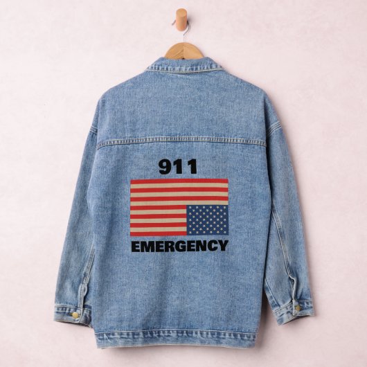 911 Notfall-Denimjacke Jeansjacke (Hangar)