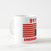 911 Notfall-Kaffeetasse Kaffeetasse (Vorderseite Links)