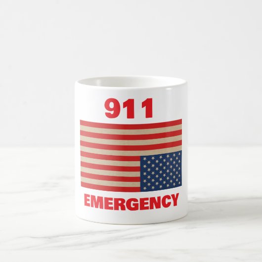 911 Notfall-Kaffeetasse Kaffeetasse (Mittel)