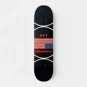 911 Notfall-Skateboard Skateboard (Vorne)