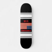 911 Notfall-Skateboard Skateboard (Vorne)