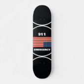 911 Notfall-Skateboard Skateboard (Vorne)