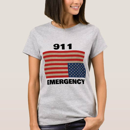 911-Notfall-T-Shirt T-Shirt (Vorderseite)