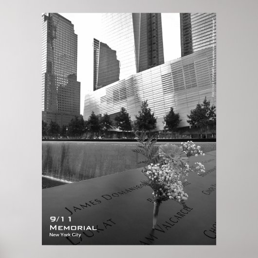 911 NYC-Poster 18x24 BW5 Poster (Vorne)