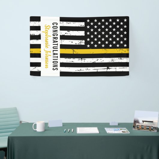 911 Party für die Vertreibung von Thin Gold Line Banner (Messeveranstaltung)