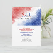 911 Patriot Day Einladung (Stehend Vorderseite)