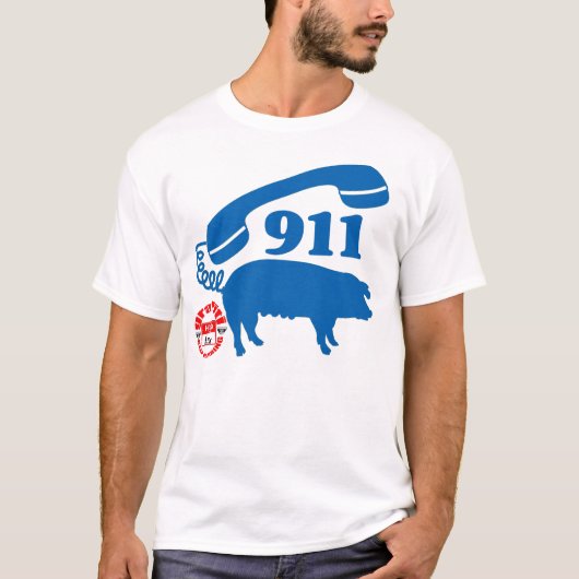 911 PIGGY (MyPrymate) T-Shirt (Vorderseite)