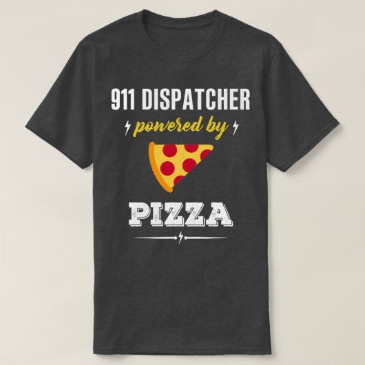 911 Pizzaauslieferung T-Shirt (Design vorne)