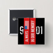 911 Schaltfläche für das Schwarze Quadrat Button (Vorne & Hinten)