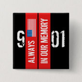 911 Schaltfläche für das Schwarze Quadrat Button (Vorderseite)