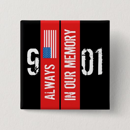 911 Schaltfläche für das Schwarze Quadrat Button (Vorderseite)