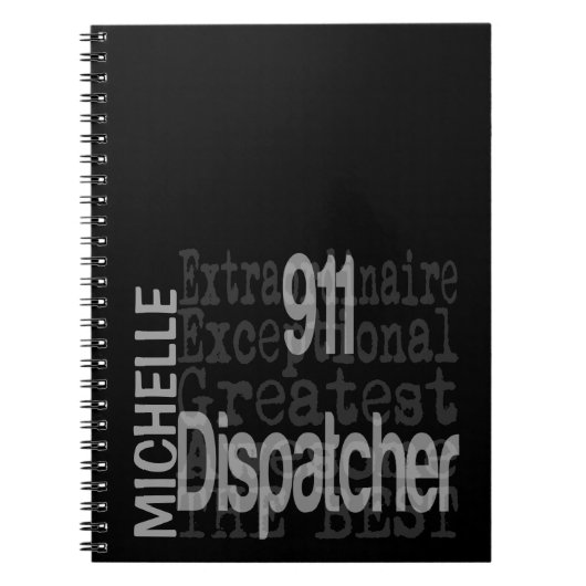 911 Sonderbeauftragter für Dispatcher CUSTOM Notizblock (Vorderseite)