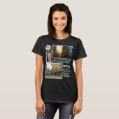 911 Truth WTC7 Schwarzes Shirt mit schwarzer Spitz (Vorne ganz)